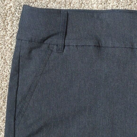 New With Tag Addition Elle Plus Size 28 Petite Dark Grey Straight Leg Ankle Pant - Picture 7 of 14
